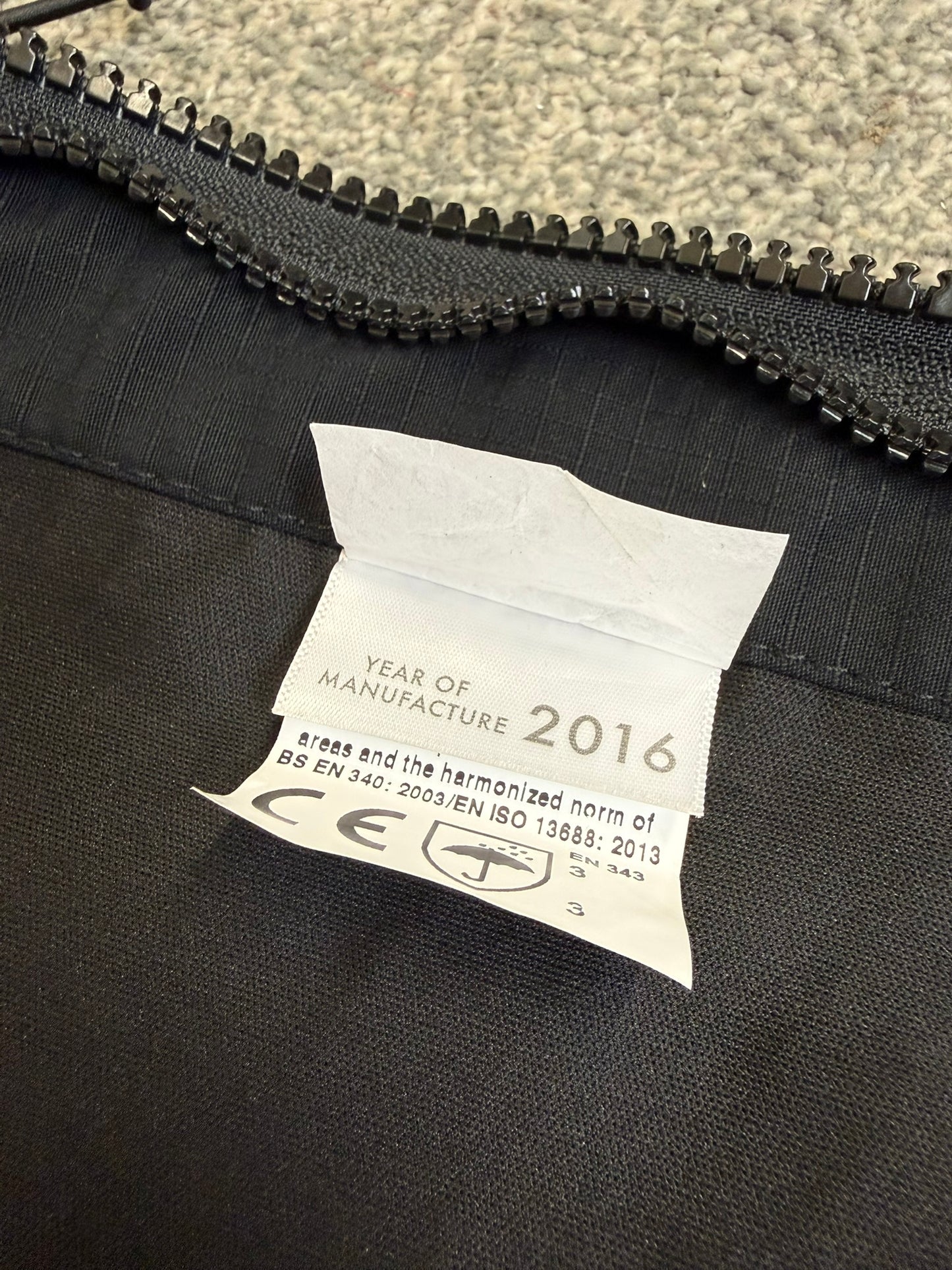 Arktis Avenger Jacket Smock B315 Ripstop Waterproof Black Ex Police Security - X Large