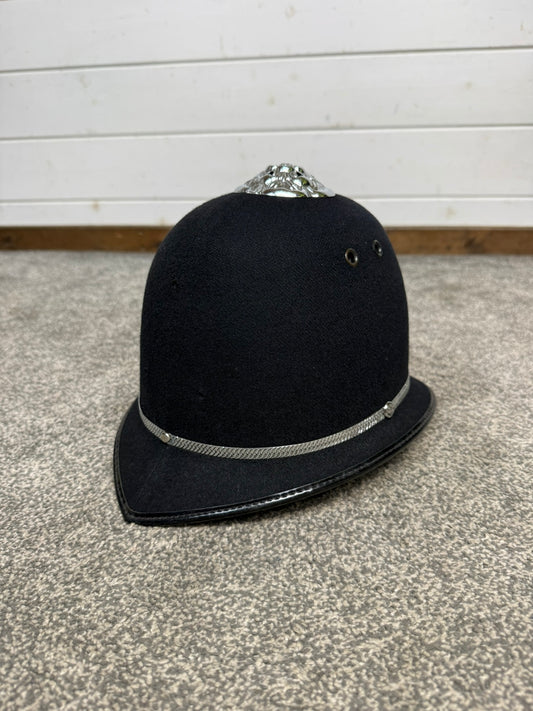 Ex Police Bobby Custodian Helmet Rose Top 57cm Fancy Dress Display