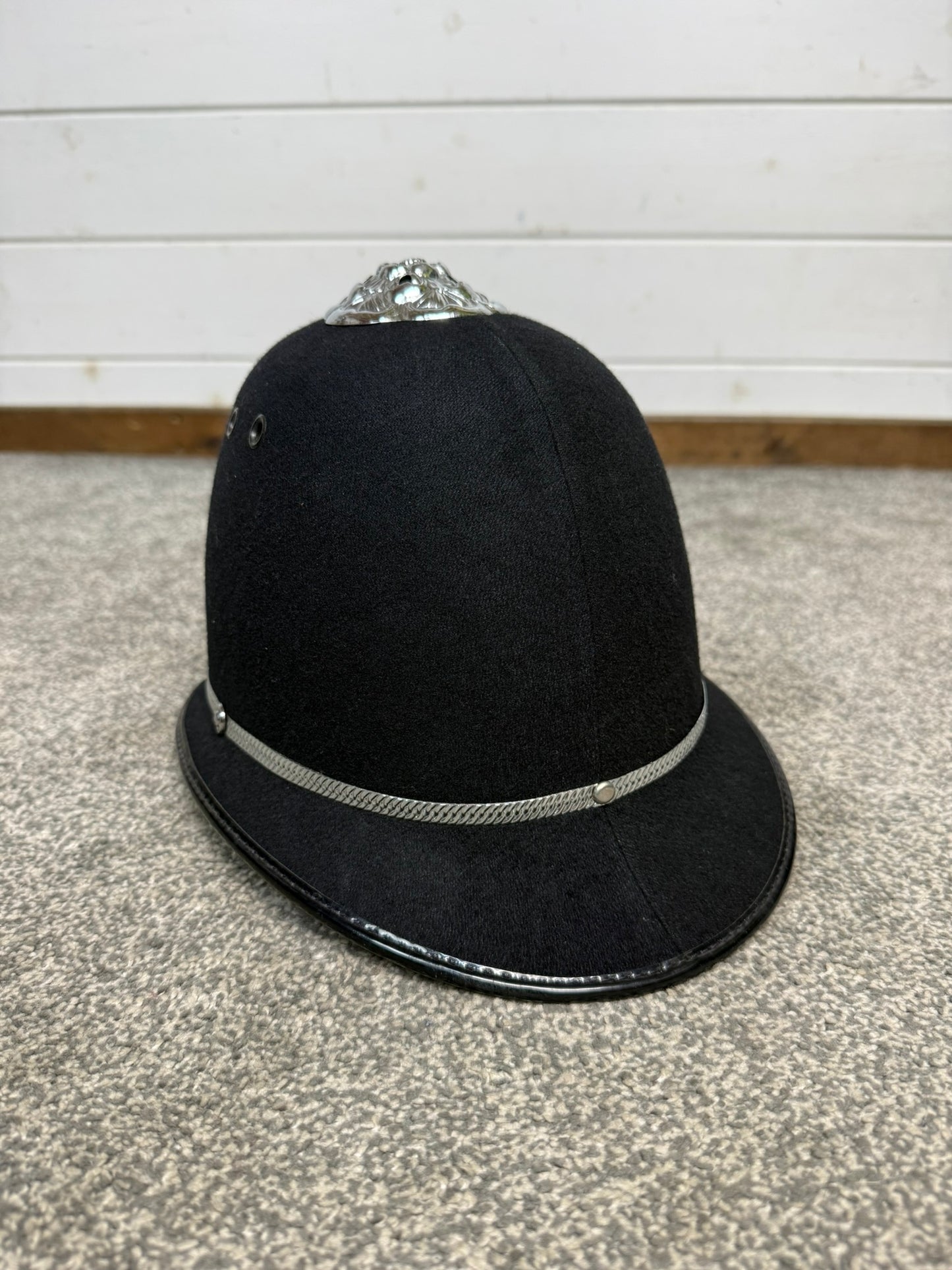Ex Police Bobby Custodian Helmet Rose Top 57cm Fancy Dress Display