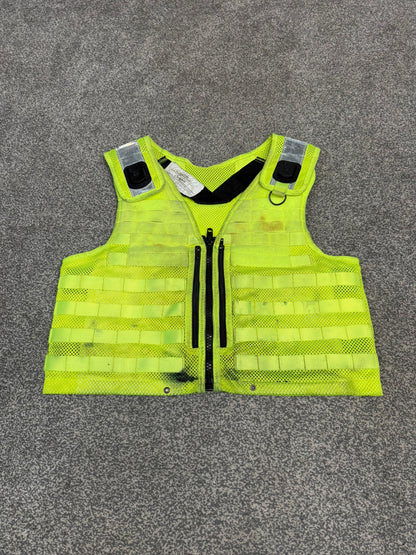 Ex Police Safariland Hi-Vis MOLLE Vest Tactical Security Vest MEDIUM