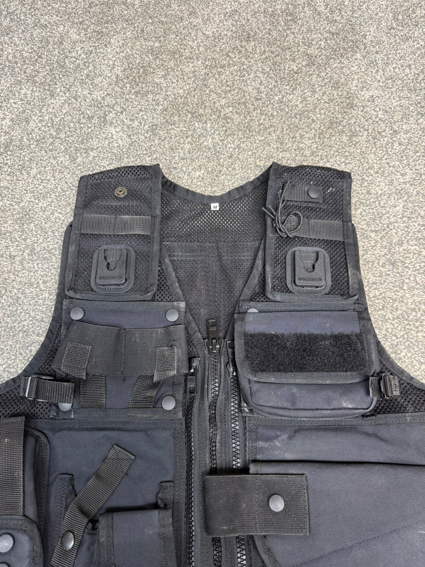 Ex Police Arktis Black Tactical Taser Vest Utility Vest Airsoft Security Patrol - MEDIUM