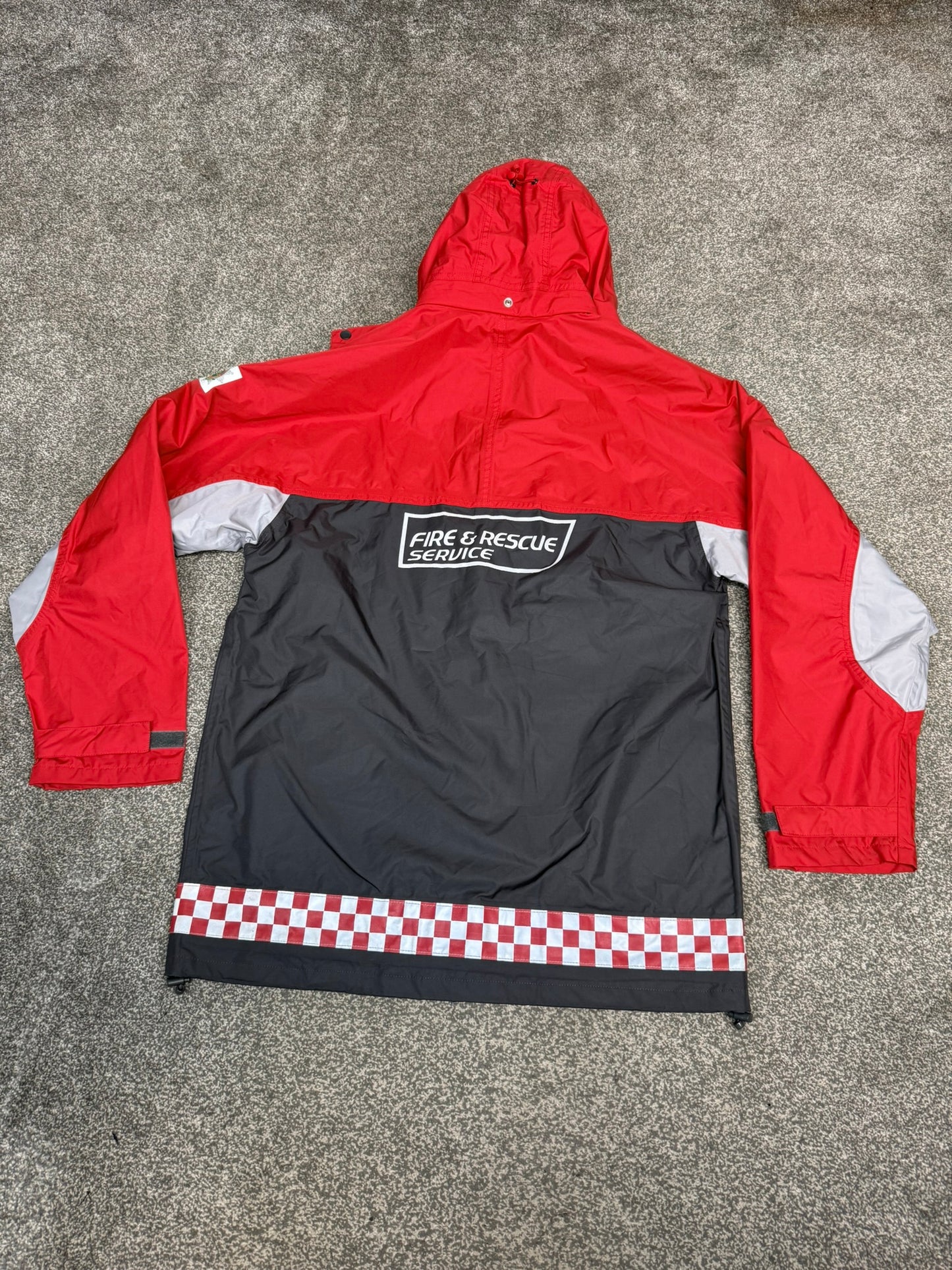 Ex Staffordshire Fire & Rescue Waterproof Jacket Coat - SMALL