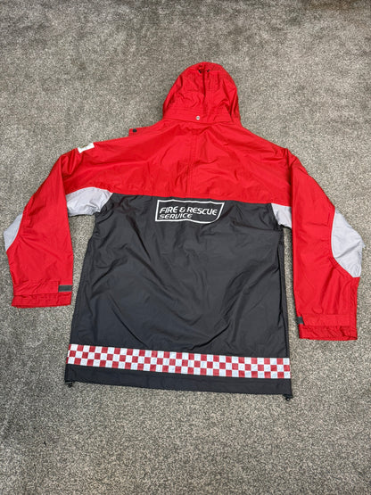 Ex Staffordshire Fire & Rescue Waterproof Jacket Coat - SMALL