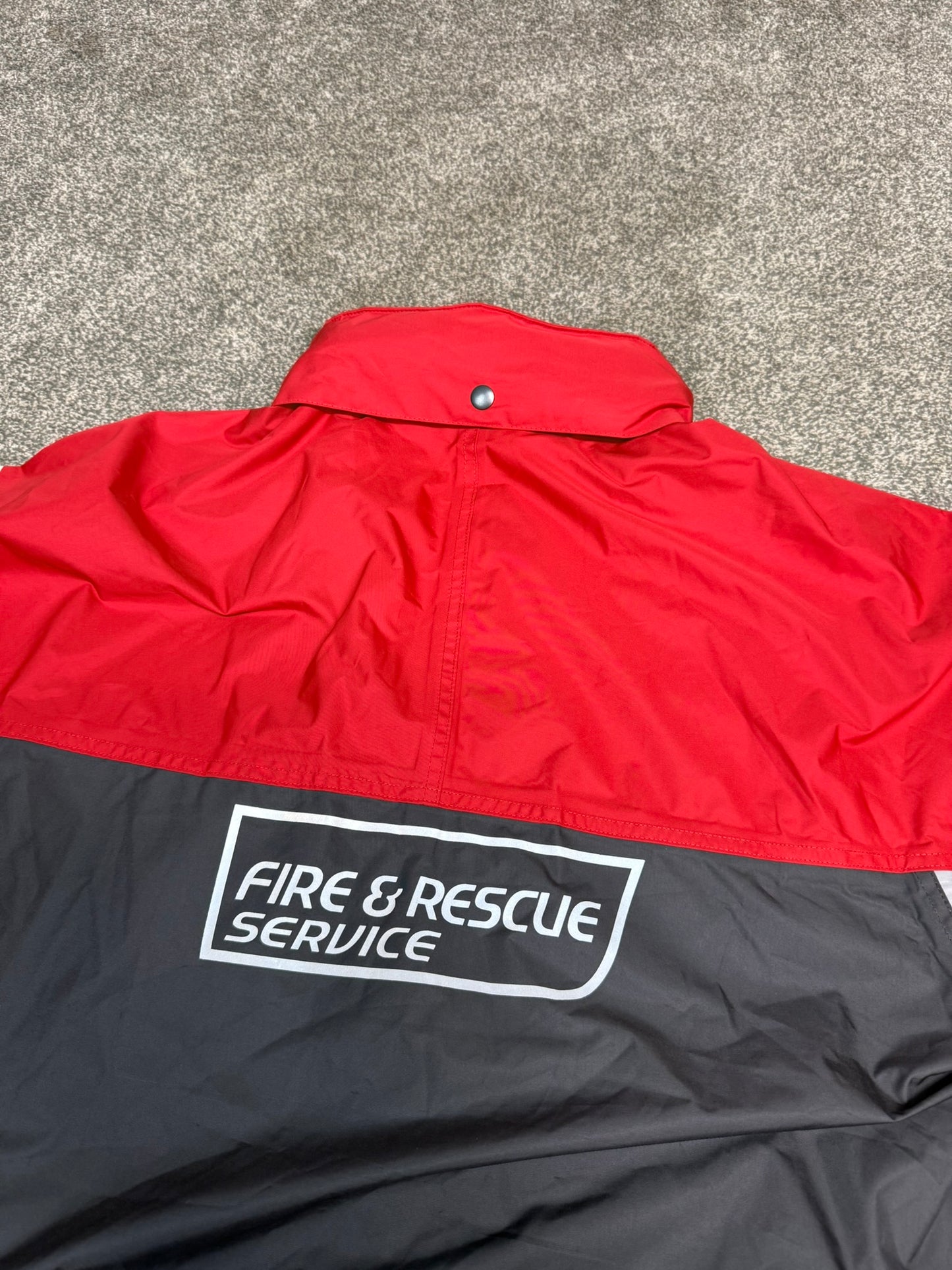 Ex Staffordshire Fire & Rescue Waterproof Jacket Coat - SMALL