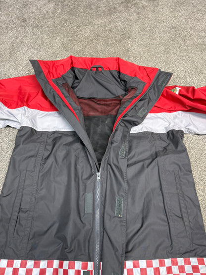 Ex Staffordshire Fire & Rescue Waterproof Jacket Coat - SMALL