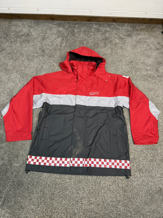 Ex Staffordshire Fire & Rescue Waterproof Jacket Coat - LARGE