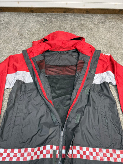 Ex Staffordshire Fire & Rescue Waterproof Jacket Coat - LARGE