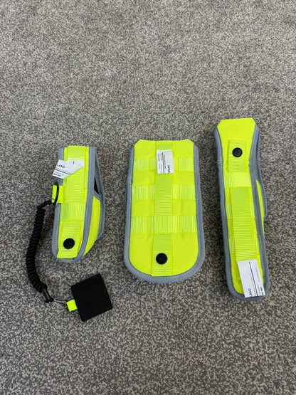 3x Safariland Hi Vis Molle Vest Pouch Job Lot Ex Police Security Pouches