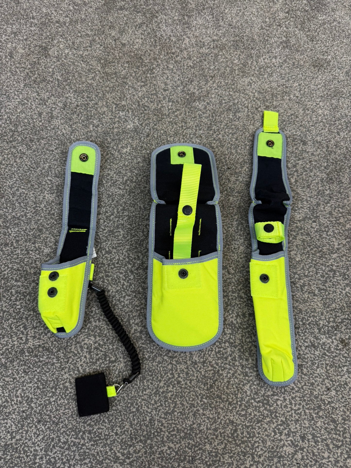 3x Safariland Hi Vis Molle Vest Pouch Job Lot Ex Police Security Pouches
