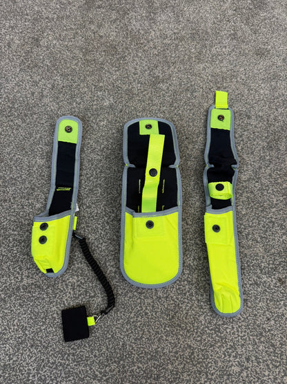 3x Safariland Hi Vis Molle Vest Pouch Job Lot Ex Police Security Pouches