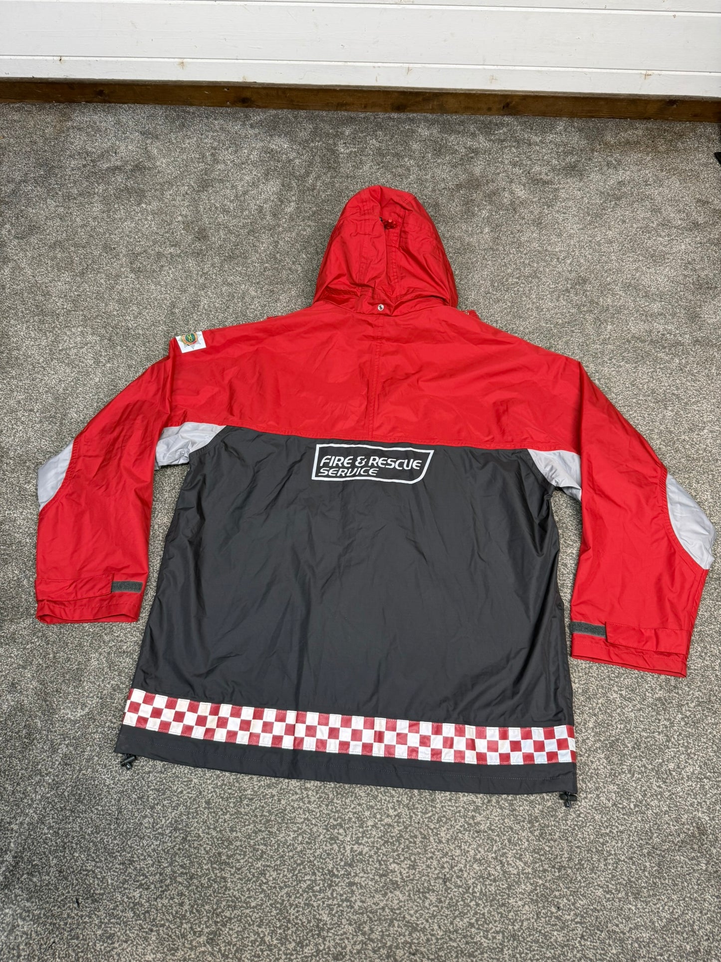 Ex Staffordshire Fire & Rescue Waterproof Jacket Coat - LARGE