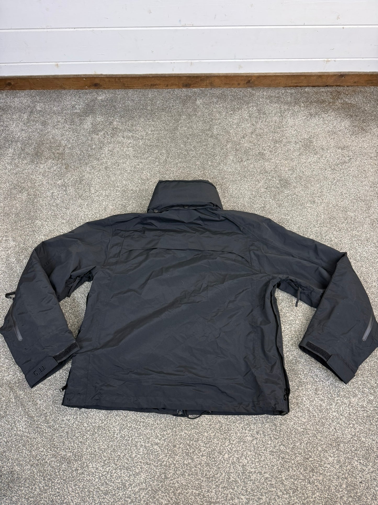 5.11 Tactical Bristol Parka Jacket Waterproof Windproof Ex Police Security - Medium