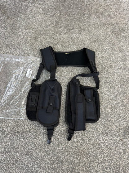 NEW Ex Police Covert Harness Velcro Modular Pouches Security PI Vest