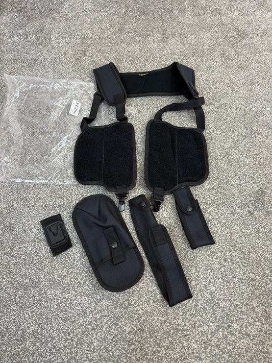 NEW Ex Police Covert Harness Velcro Modular Pouches Security PI Vest
