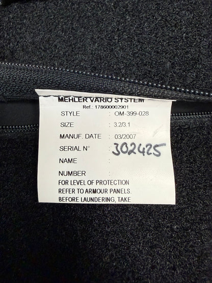 Ex Police Mehler Body Armour Cover BADGED - LARGE TV Film Security Uniform