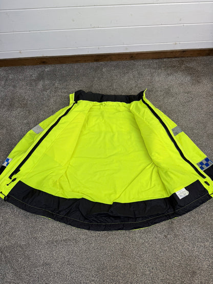 Ex Police Waterproof Wet Weather Jacket Coat BADGED - Medium Film TV Collector Display
