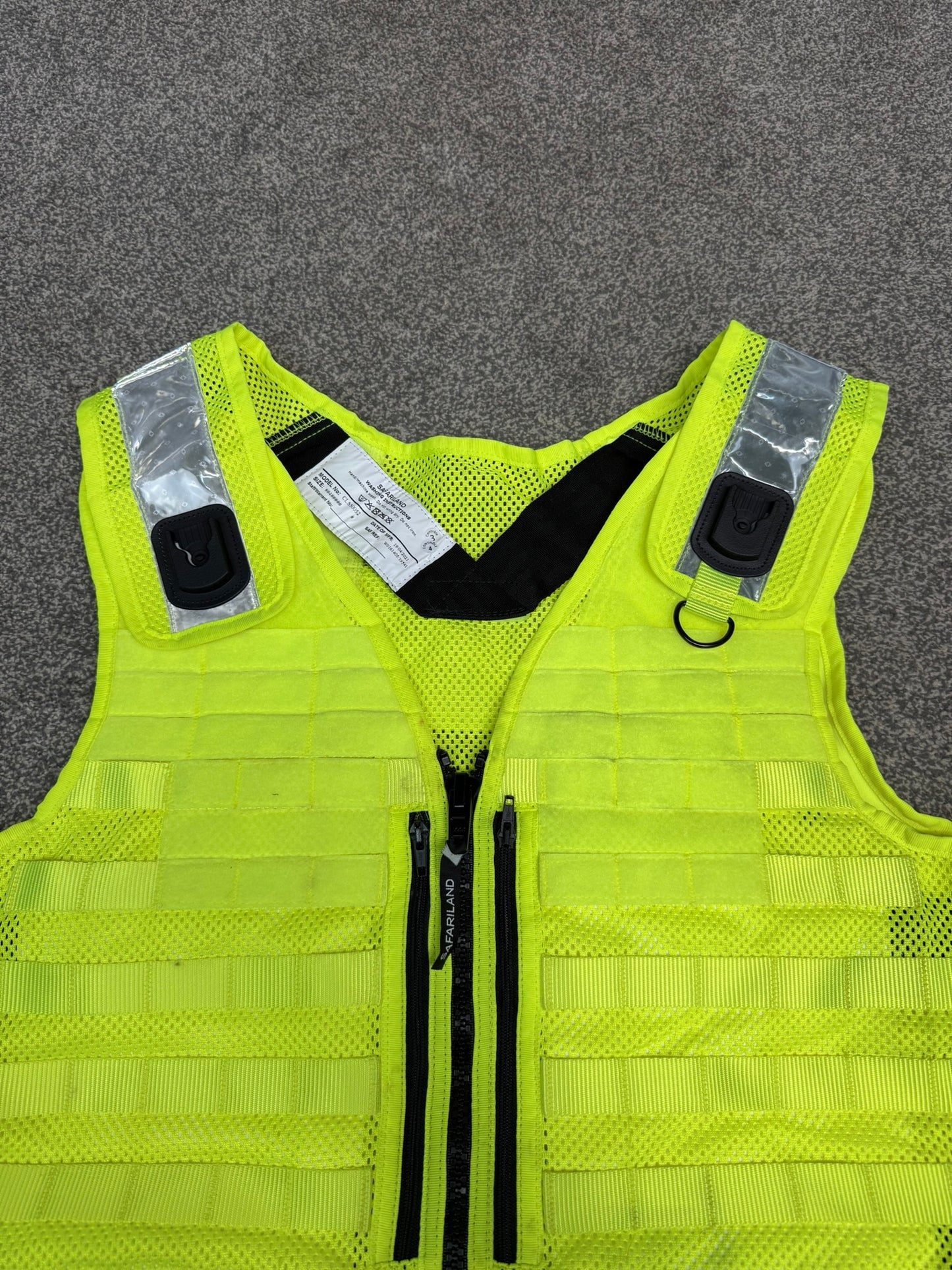 Ex Police Safariland Hi-Vis MOLLE Vest XXL Tactical Security Vest VGC