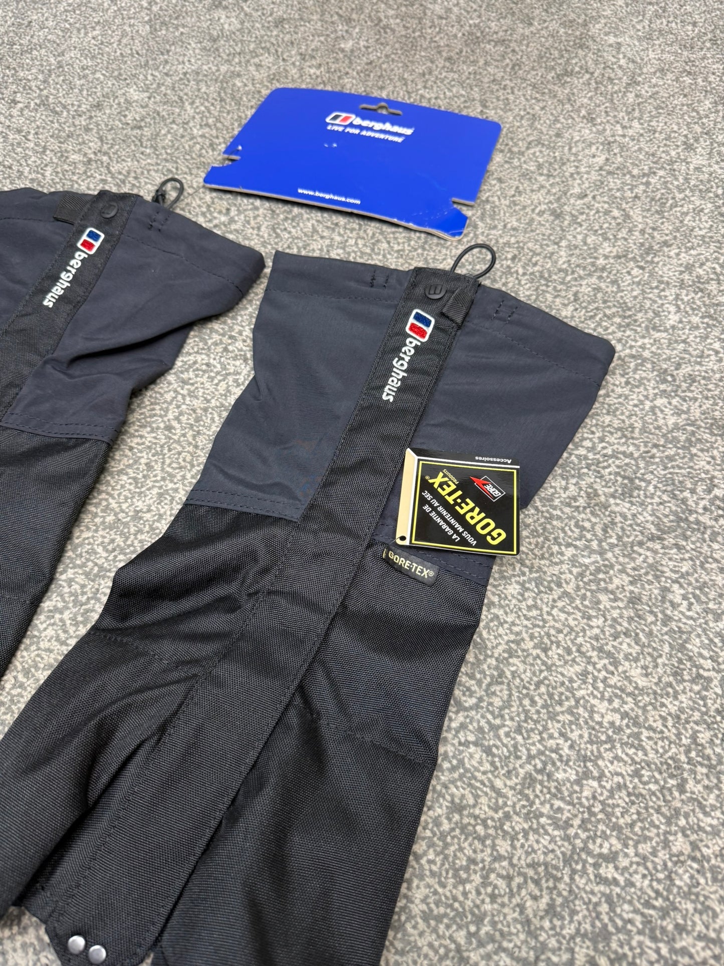 Berghaus Gore-Tex GTX Boot Gaiters - Black - L/XL Regular