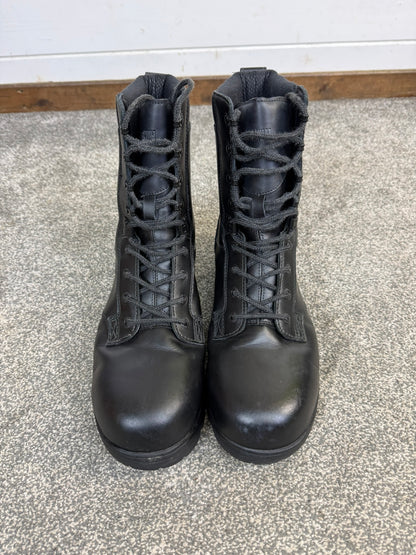 Ex Police Magnum Elite Shield Combat Boots Black Leather UK 11 Security Work