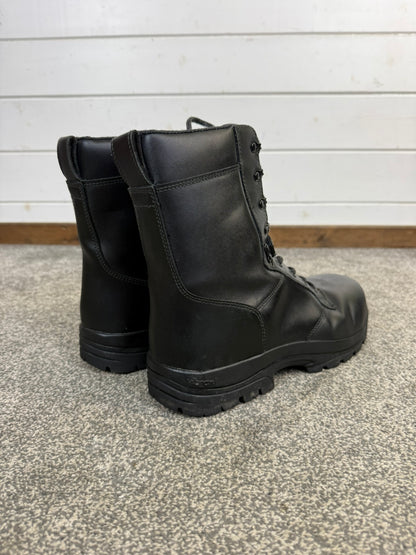 Ex Police Magnum Elite Shield Combat Boots Black Leather UK 11 Security Work