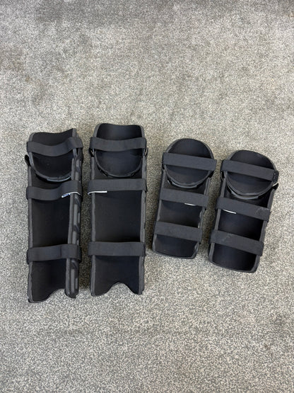 Ex Police Riot Guard Set Arm & Leg PAIRS Dog Handler Airsoft Paintball