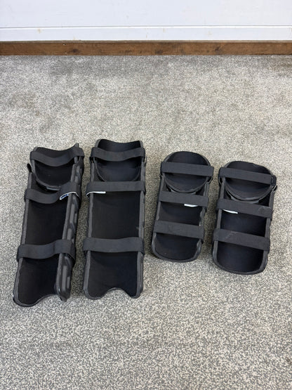 Ex Police Riot Guard Set Arm & Leg PAIRS Dog Handler Airsoft Paintball