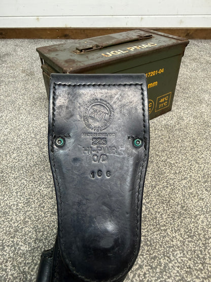 PWL L9A1 Browning Hi-Power 9mm Low Drop Leather Hip Holster