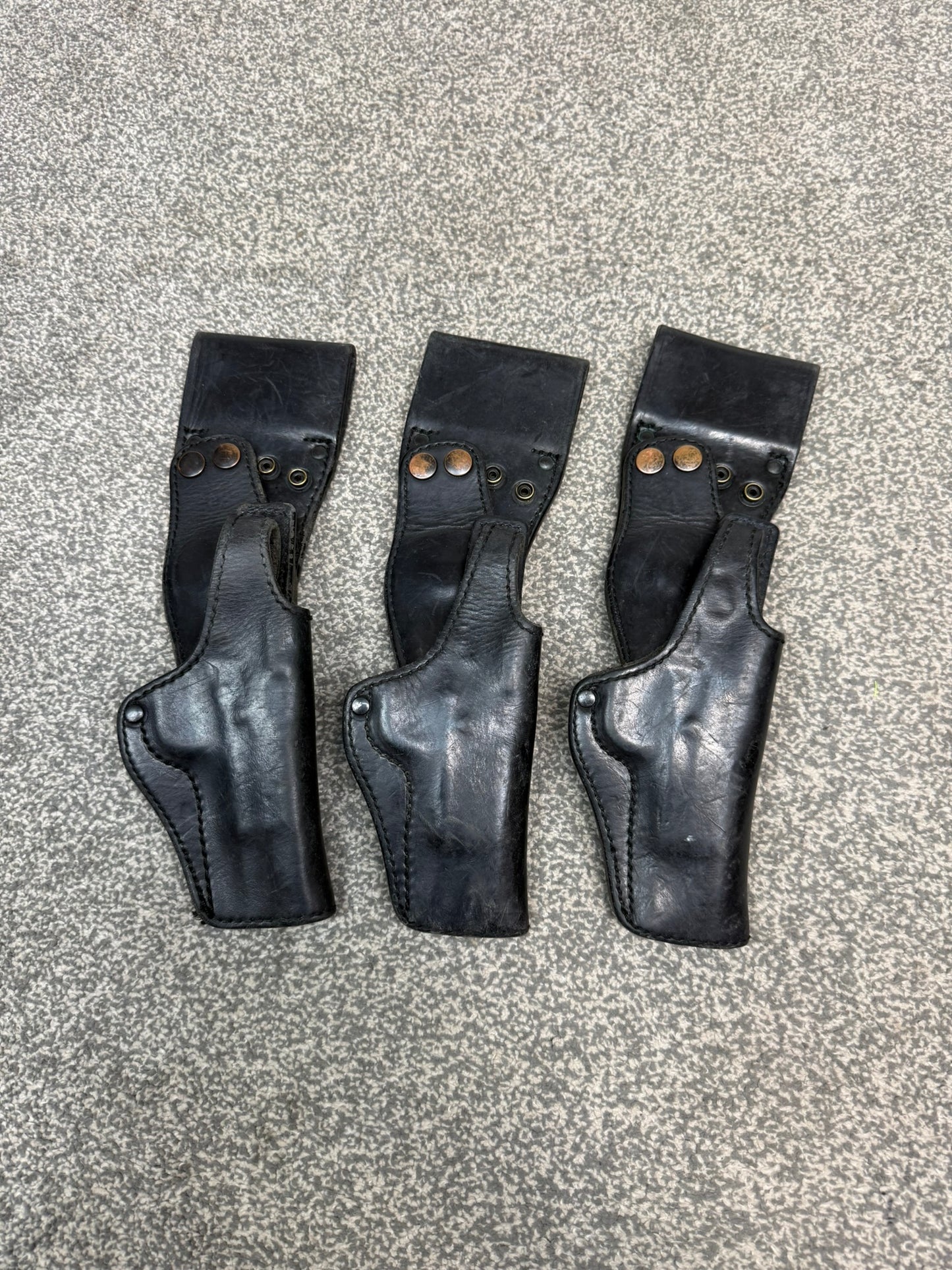 PWL L9A1 Browning Hi-Power 9mm Low Drop Leather Hip Holster
