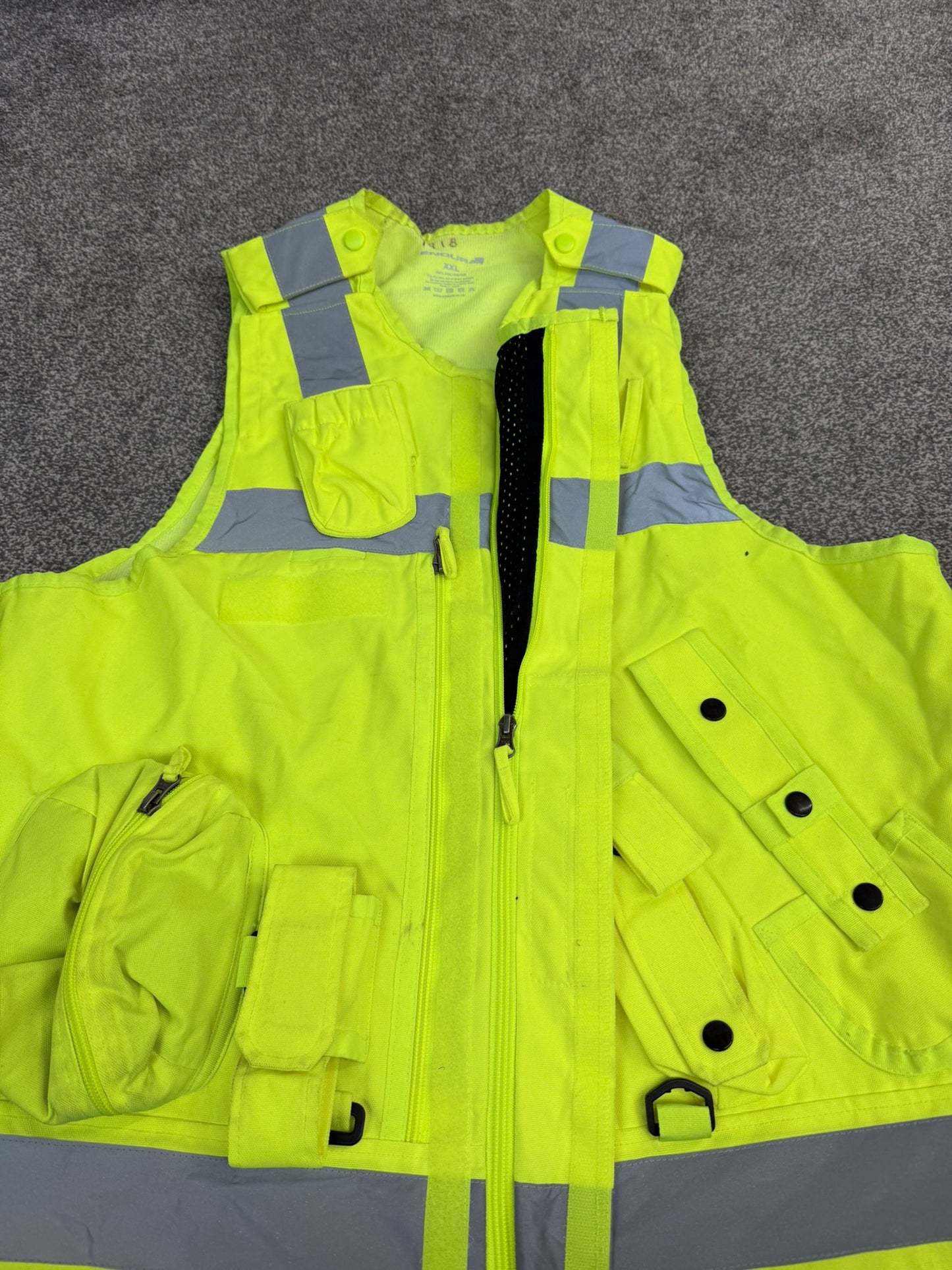 Ex Police Endura Hi Vis Utility Vest Equipment Vest XXL Security Patrol