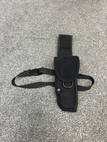 Ex MOD Police Bianchi International Universal Holster With Hip Extender Black Tactical Nylon