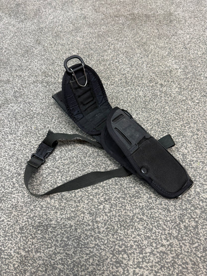 Ex MOD Police Bianchi International Universal Holster With Hip Extender Black Tactical Nylon