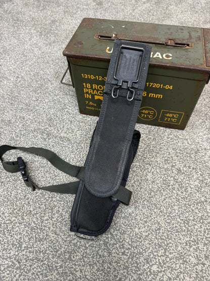 Ex MOD Police Bianchi International Universal Holster With Hip Extender Black Tactical Nylon