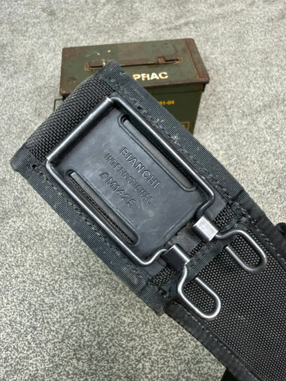 Ex MOD Police Bianchi International Universal Holster With Hip Extender Black Tactical Nylon