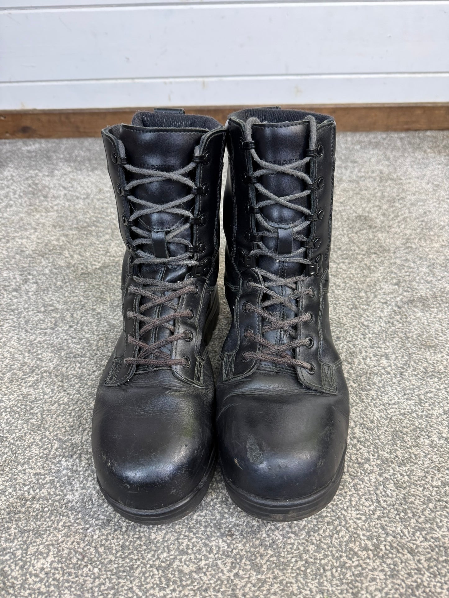Ex Police Magnum Elite Shield Combat Boots Black Leather UK 8 Security