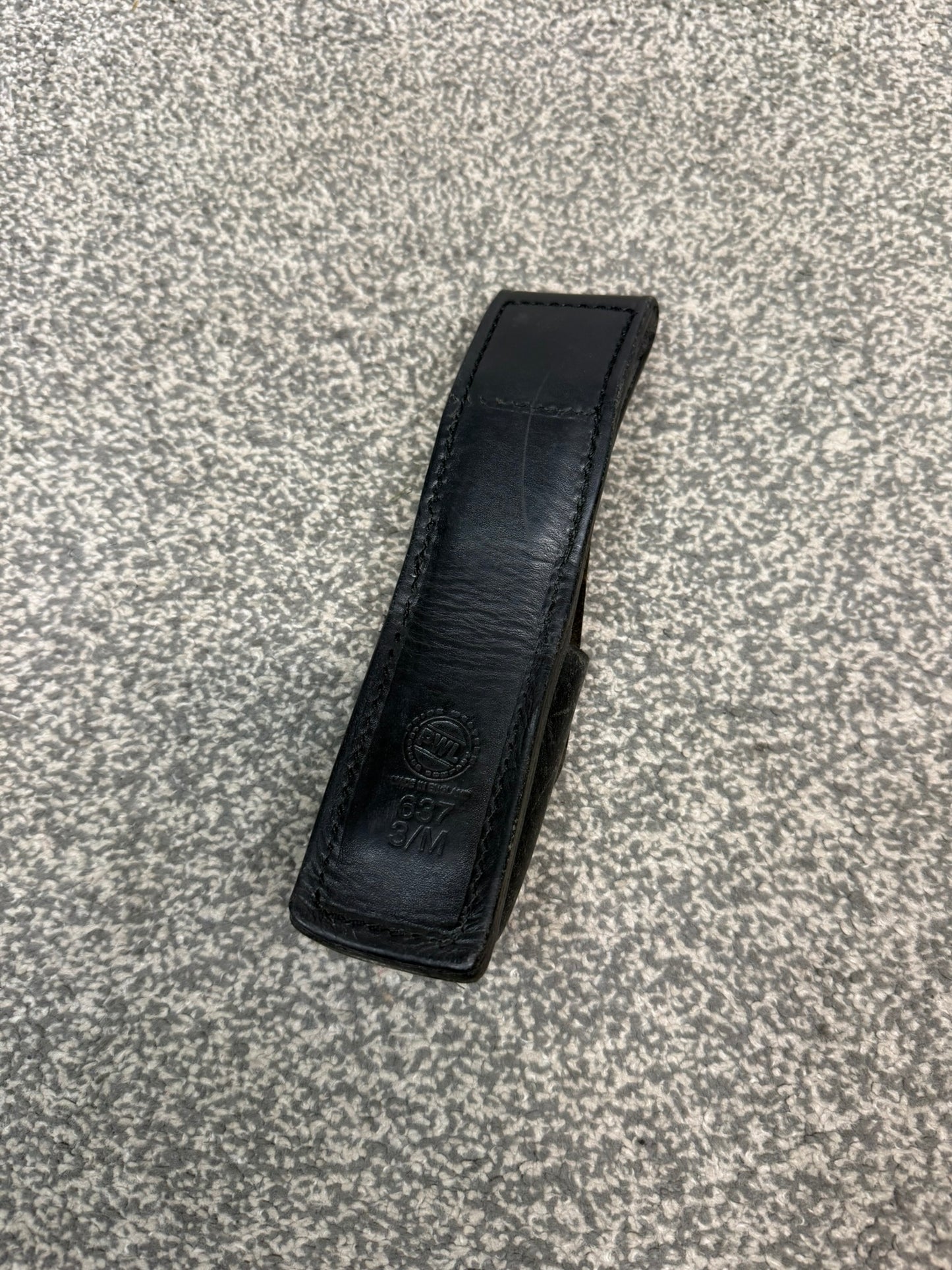 Ex Police PWL Leather Single Mag Ammo Belt Pouch 637