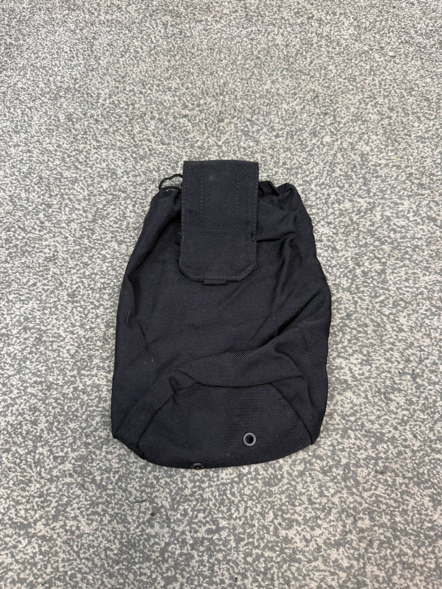 Ex Police Ammo Dump Bag Drop Pouch Fold Up For Belt Black