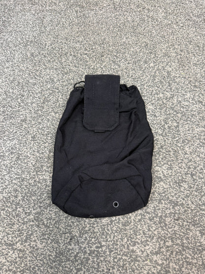Ex Police Ammo Dump Bag Drop Pouch Fold Up For Belt Black