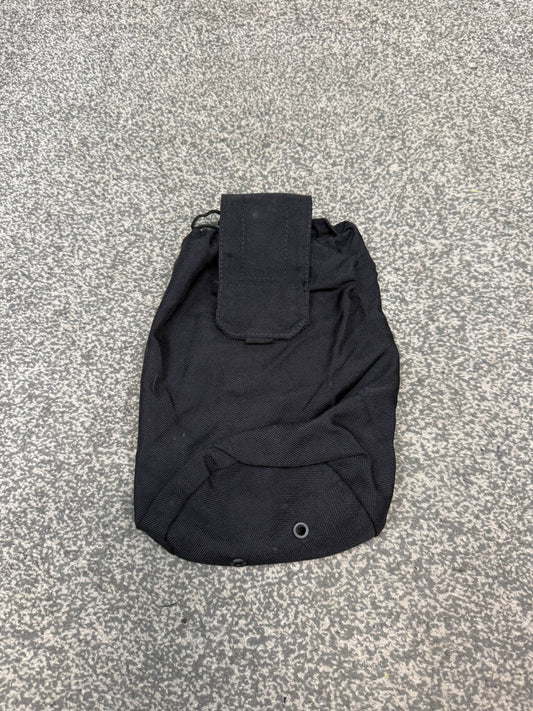 Ex Police Ammo Dump Bag Drop Pouch Fold Up For Belt Black