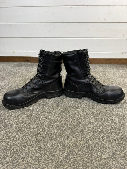 Ex Police Magnum Elite Shield Combat Boots Black Leather UK 8 Security