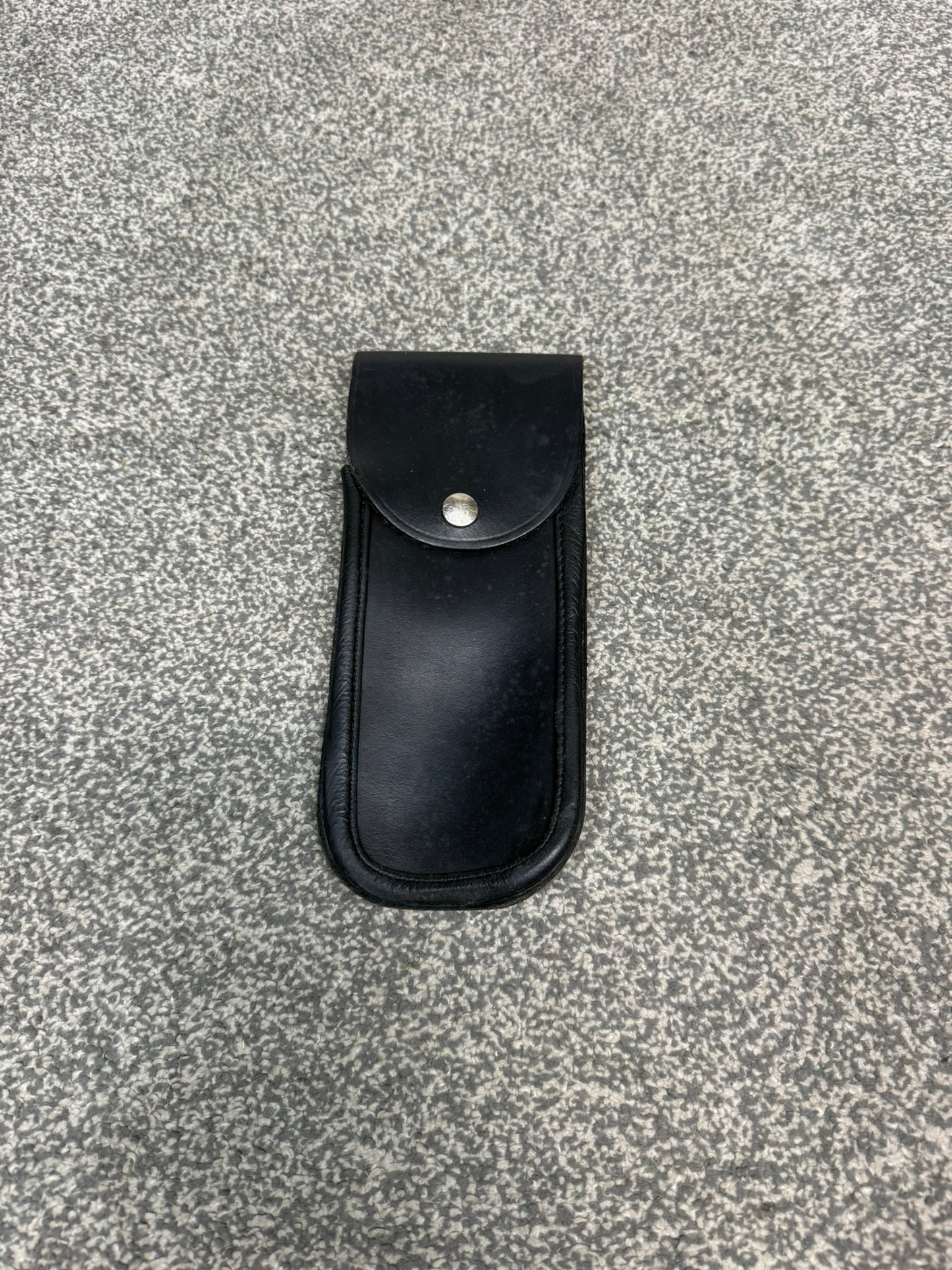 Ex Police Leather Rigid Handcuff Cuff Holder Belt Pouch Airsoft Security