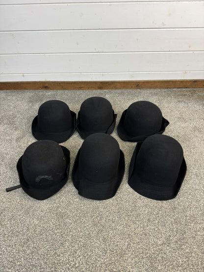 6x Ex Police WPC Bowler Hat Job Lot Fancy Dress Theatre Display