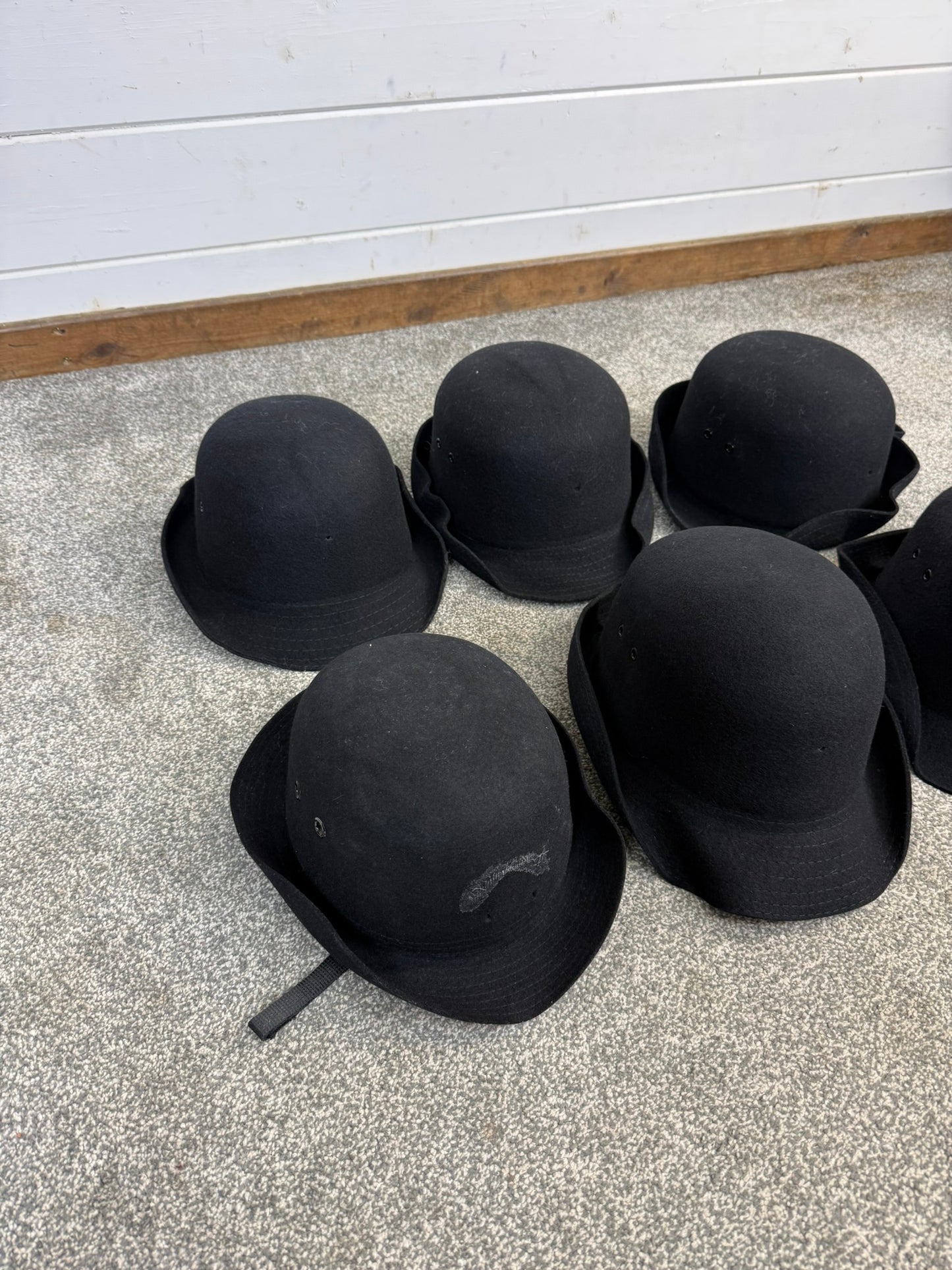 6x Ex Police WPC Bowler Hat Job Lot Fancy Dress Theatre Display