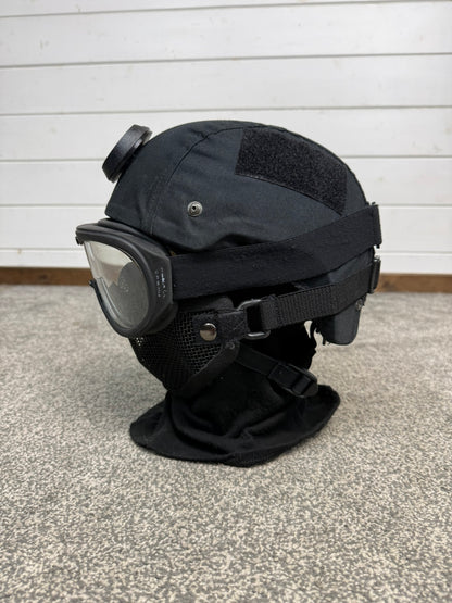 Ex Police MACH 3 Ballistic Helmet NIJ IIIA - LARGE + Goggles + Mask