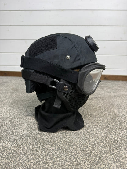 Ex Police MACH 3 Ballistic Helmet NIJ IIIA - LARGE + Goggles + Mask