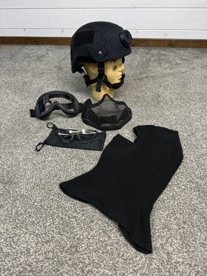 Ex Police MACH 3 Ballistic Helmet NIJ IIIA - LARGE + Goggles + Mask