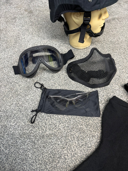 Ex Police MACH 3 Ballistic Helmet NIJ IIIA - LARGE + Goggles + Mask