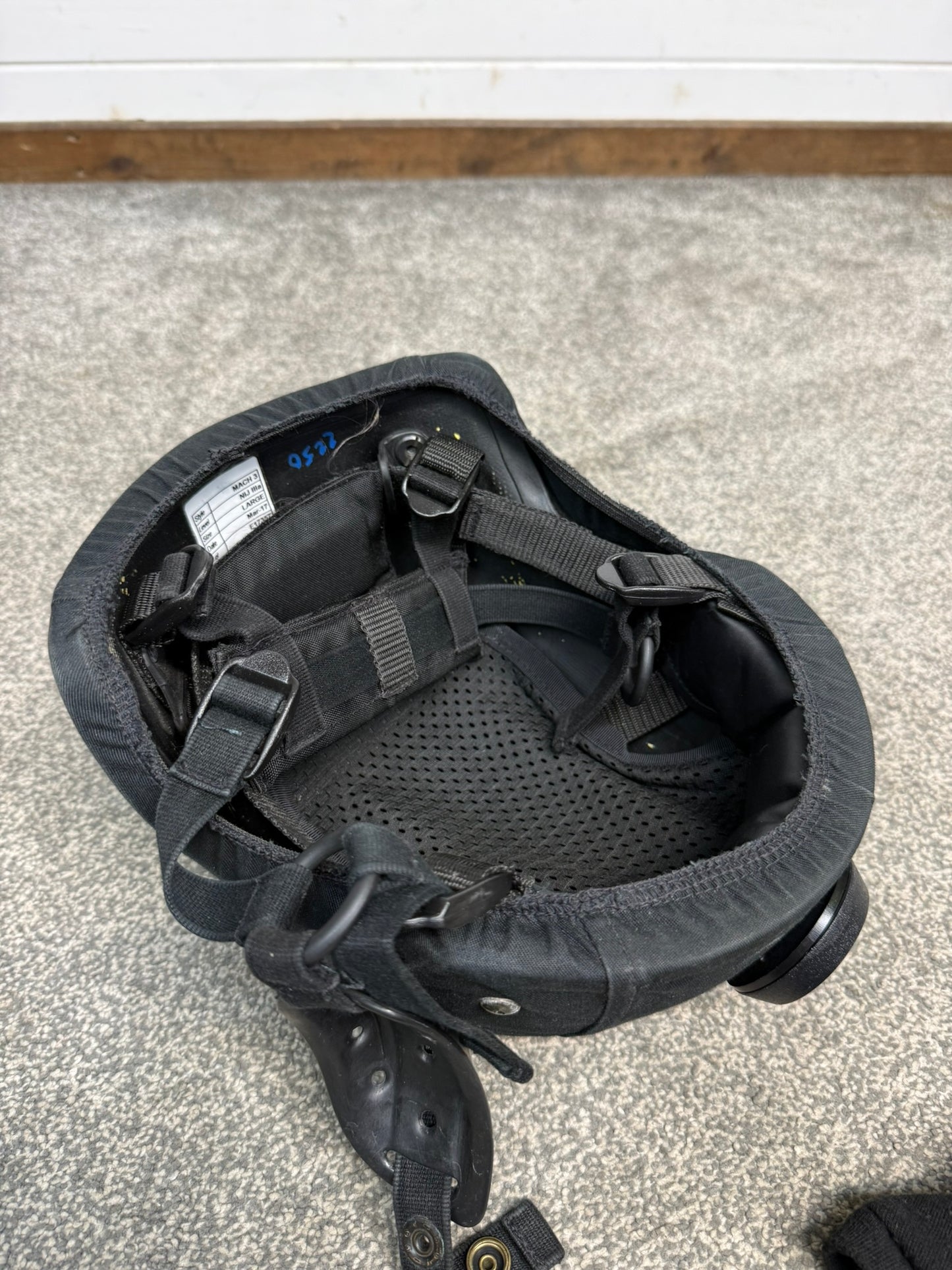 Ex Police MACH 3 Ballistic Helmet NIJ IIIA - LARGE + Goggles + Mask