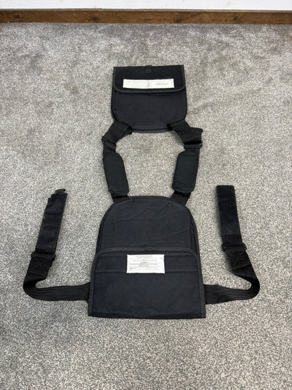 Ex Police Aegis MOLLE Plate Carrier Vest Black Security Patrol Airsoft