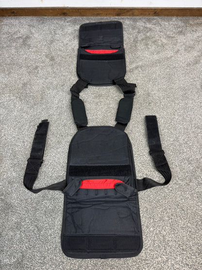 Ex Police Aegis MOLLE Plate Carrier Vest Black Security Patrol Airsoft