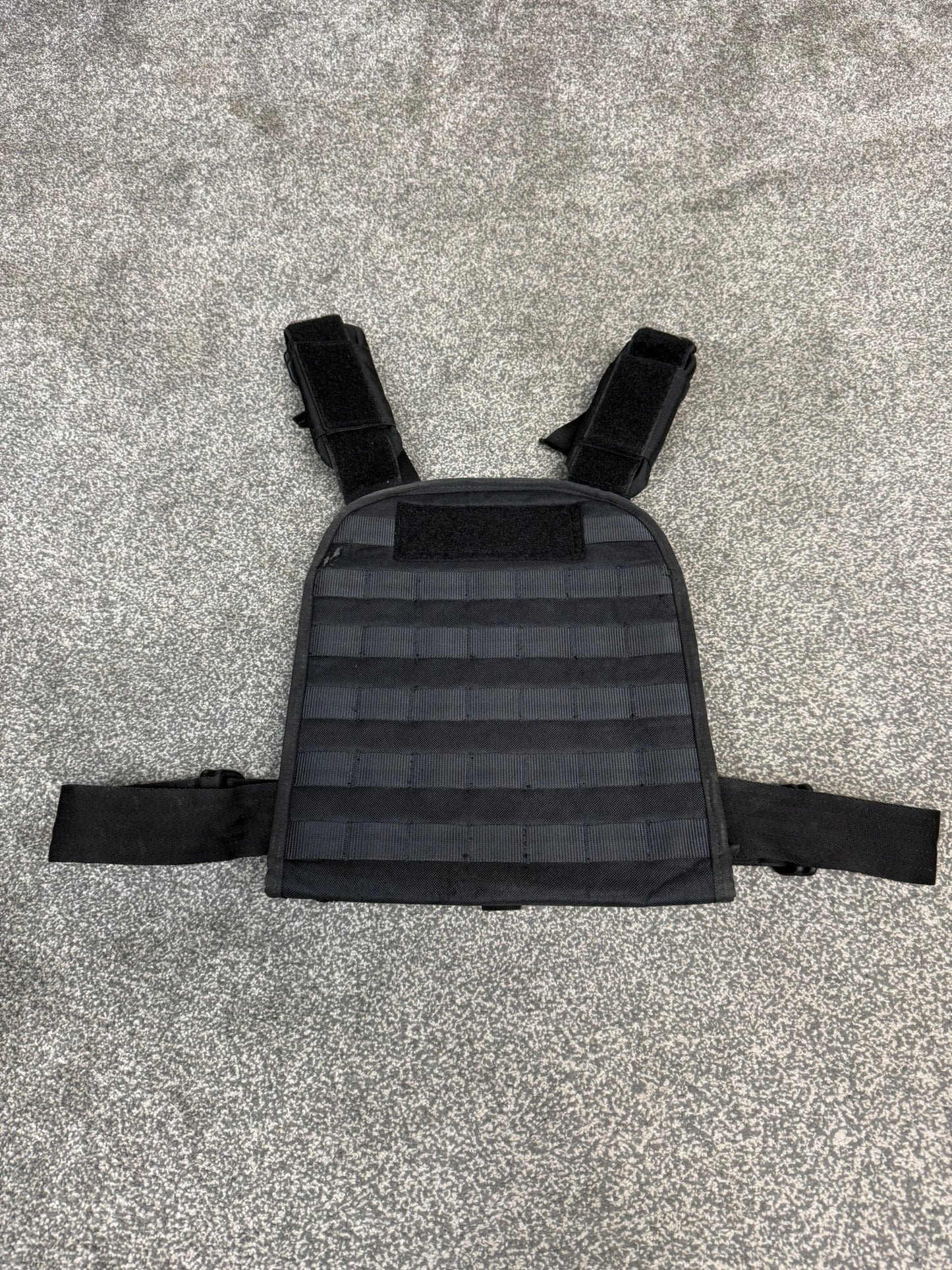 Ex Police Aegis MOLLE Plate Carrier Vest Black Security Patrol Airsoft